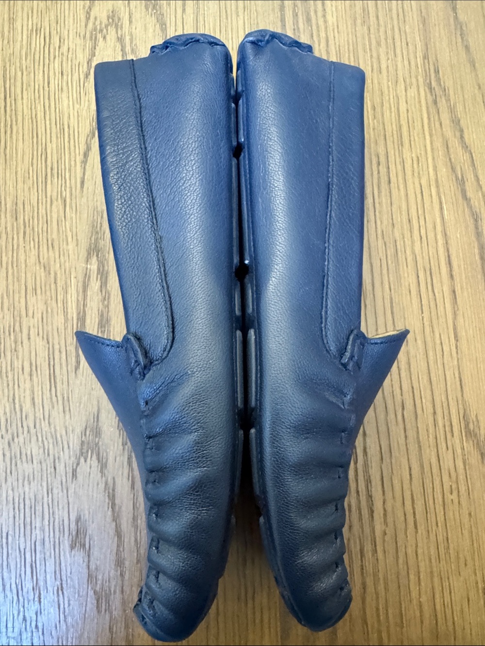 Cole Haan Evelyn Driver Navy Loafers Size 8.5B - Picture 5 of 7